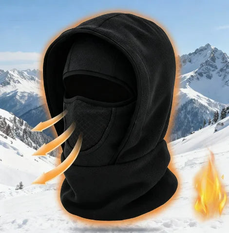 Pasamontaña impermeable de forro polar, gorro térmico para ciclismo, esquí, cuello con capucha para la temporada de frío, protector facial para el cuello.