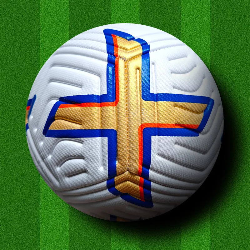 Pelotas de fútbol más nuevas, tamaño estándar 5, Material PU, alta calidad, juego oficial al aire libre, entrenamiento de fútbol, fútbol sin costuras