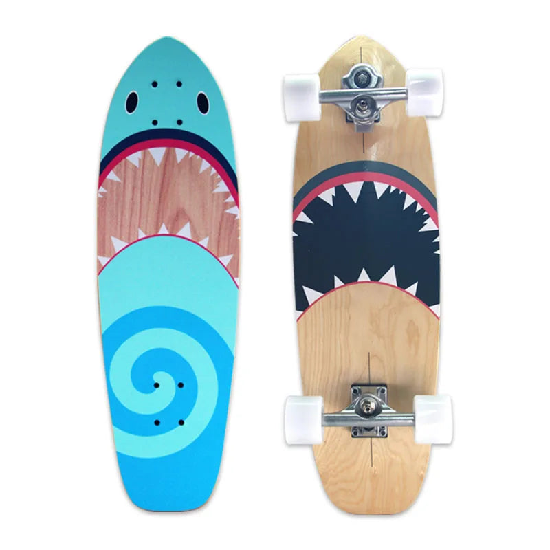 Tabla de Surf de Madera Retro Personalizada para Surfear en Tierra, 31 Pulgadas, Profesional para Principiantes, en Oferta
