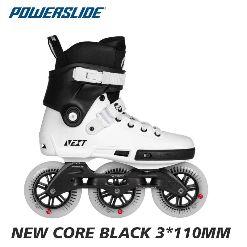 Patines Powerslide NEXT Trinity de 3 Ruedas para Adultos, Patines FSK para Patinaje en Calle, Patines en Línea Profesionales