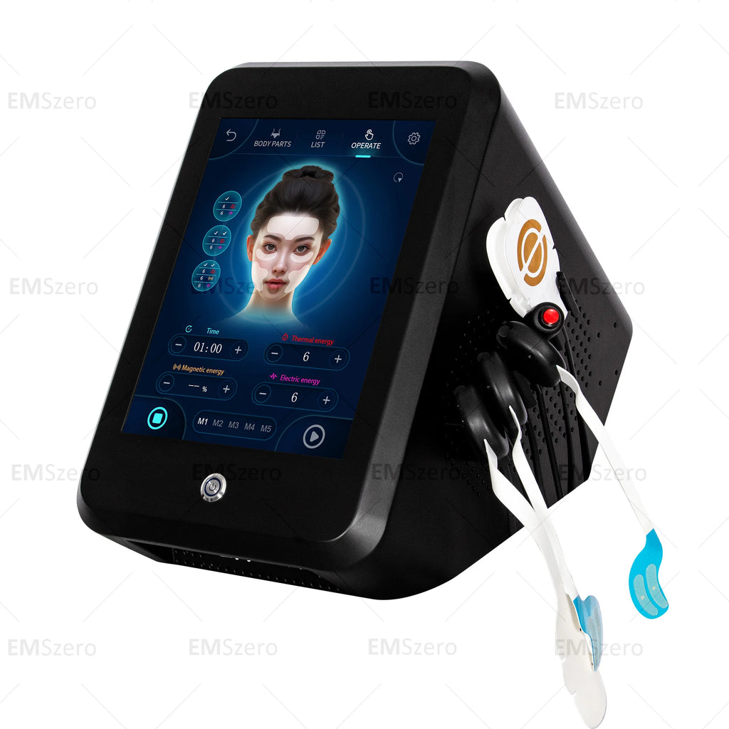 Máquina de Rejuvenecimiento Facial MYOslim EMS - Reduce Arrugas, Reafirma y Esculpe Contornos, Belleza Antienvejecimiento con Tiempo y Energía Personalizables