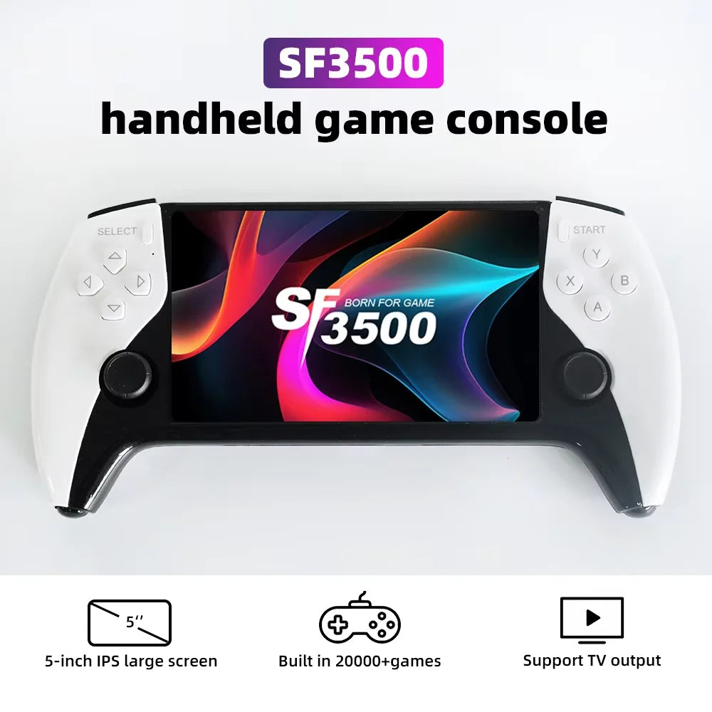 Consola de Juegos de Bolsillo con Pantalla Grande, Estilo Retro de Alta Definición, Miniatura con Joysticks Dobles, Estilo Arcade de Lucha para Dos Jugadores