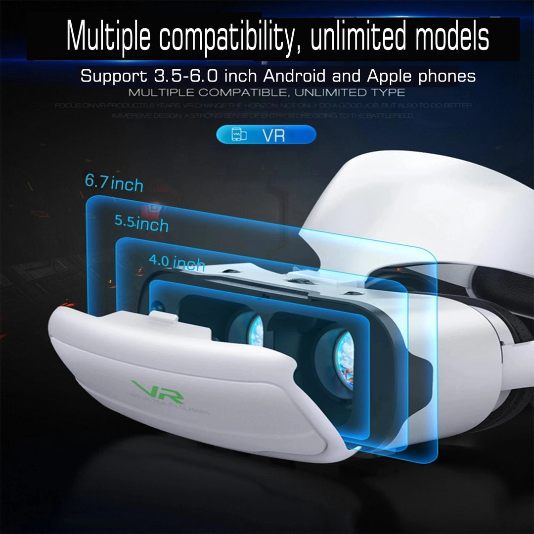 Shinecon-gafas de realidad Virtual VR, auriculares 3D, dispositivo Viar, lentes de casco inteligentes, gafas para teléfono móvil, auriculares para teléfono inteligente