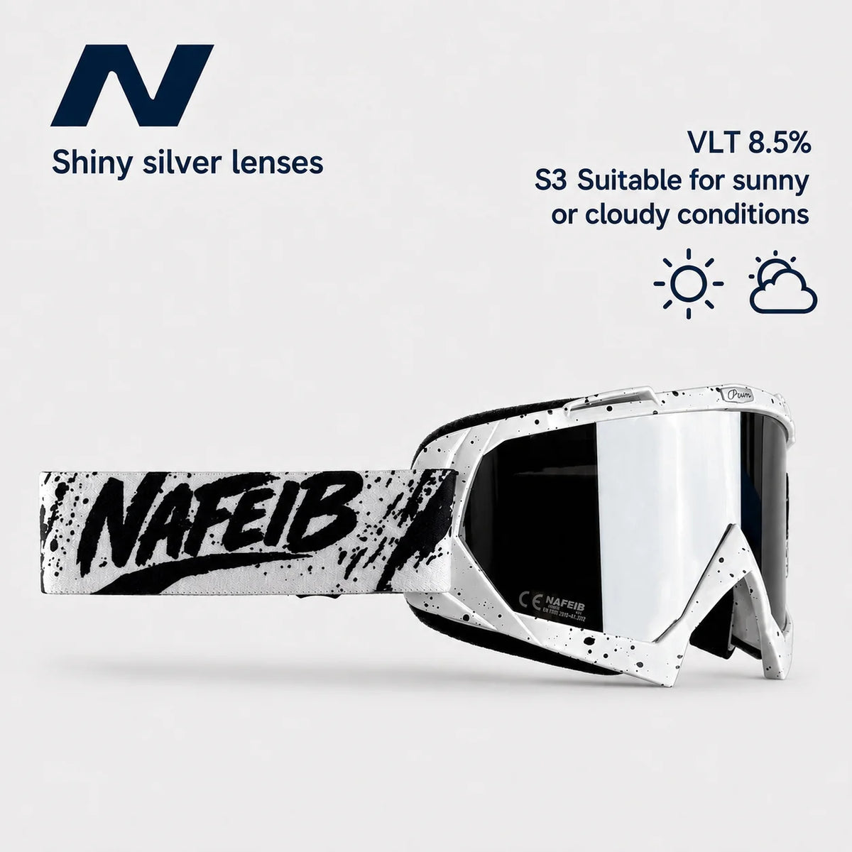 Gafas de esquí, ciclismo, motocicleta, gafas a prueba de viento, UV400, gafas de nieve para snowboard, gafas de esquí para deportes al aire libre de invierno
