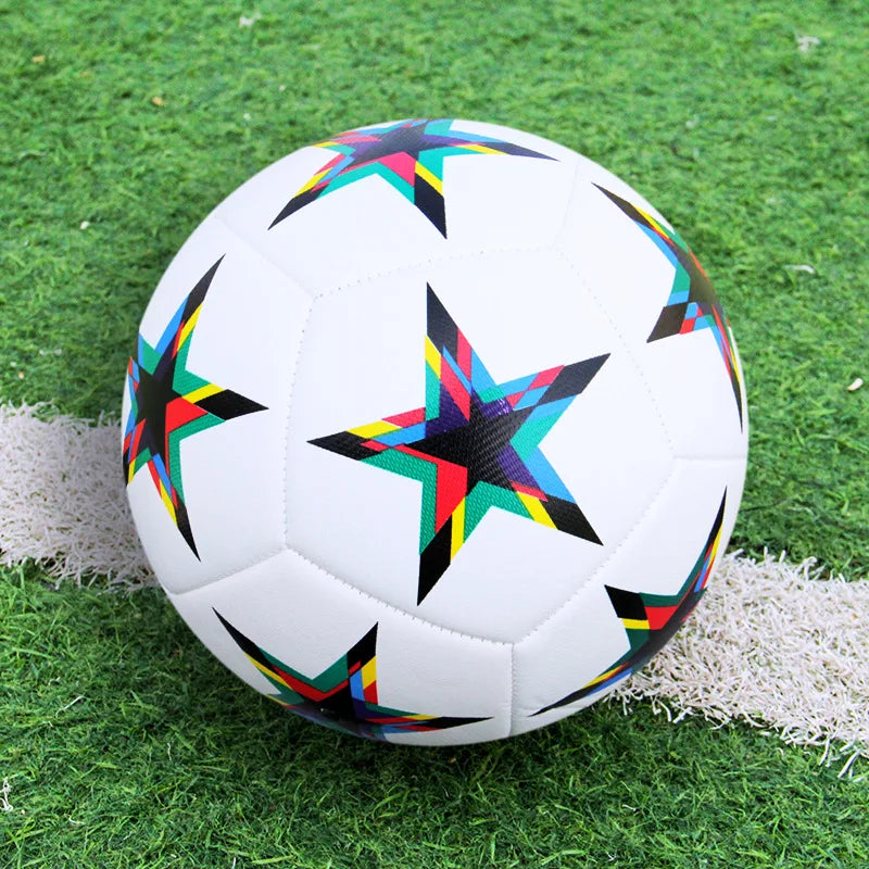 Balones de fútbol tamaño oficial 5 Material de PU entrenamiento de partido sin costuras equipo de portería de fútbol entrenamiento funcional profesional al aire libre