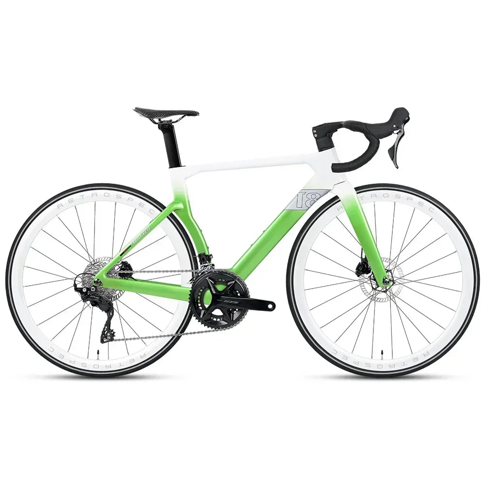 TWITTER T8pro 105 Kit R7120-24Speed Internal Cable Routing R7070 Oil Disc Brake bicycle Aerodynamic T800 Carbon Fiber Road Bike