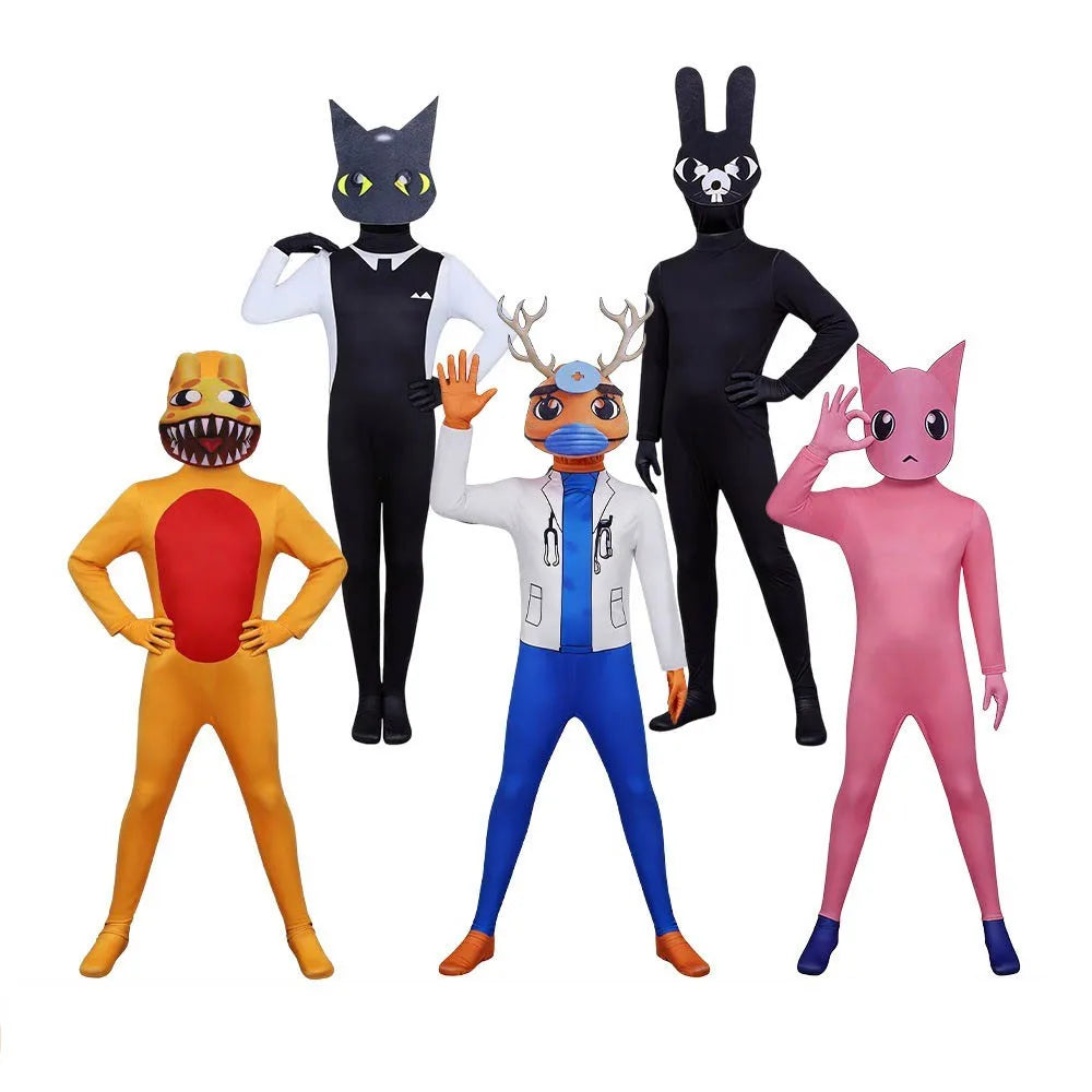 Nuevo disfraz de cosplay de hospital de animales, disfraz de doctor ciervo de Halo, disfraz de juego de terror de Roblox, accesorios y trajes