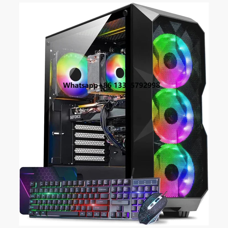 Computadora de Escritorio para Juegos AOTESIER – Intel Core i7 12700F 2.1 GHz, NVIDIA RTX 4070 Ti, 1TB NVME SSD, 16GB DDR4 RAM 3200, 750W Gold