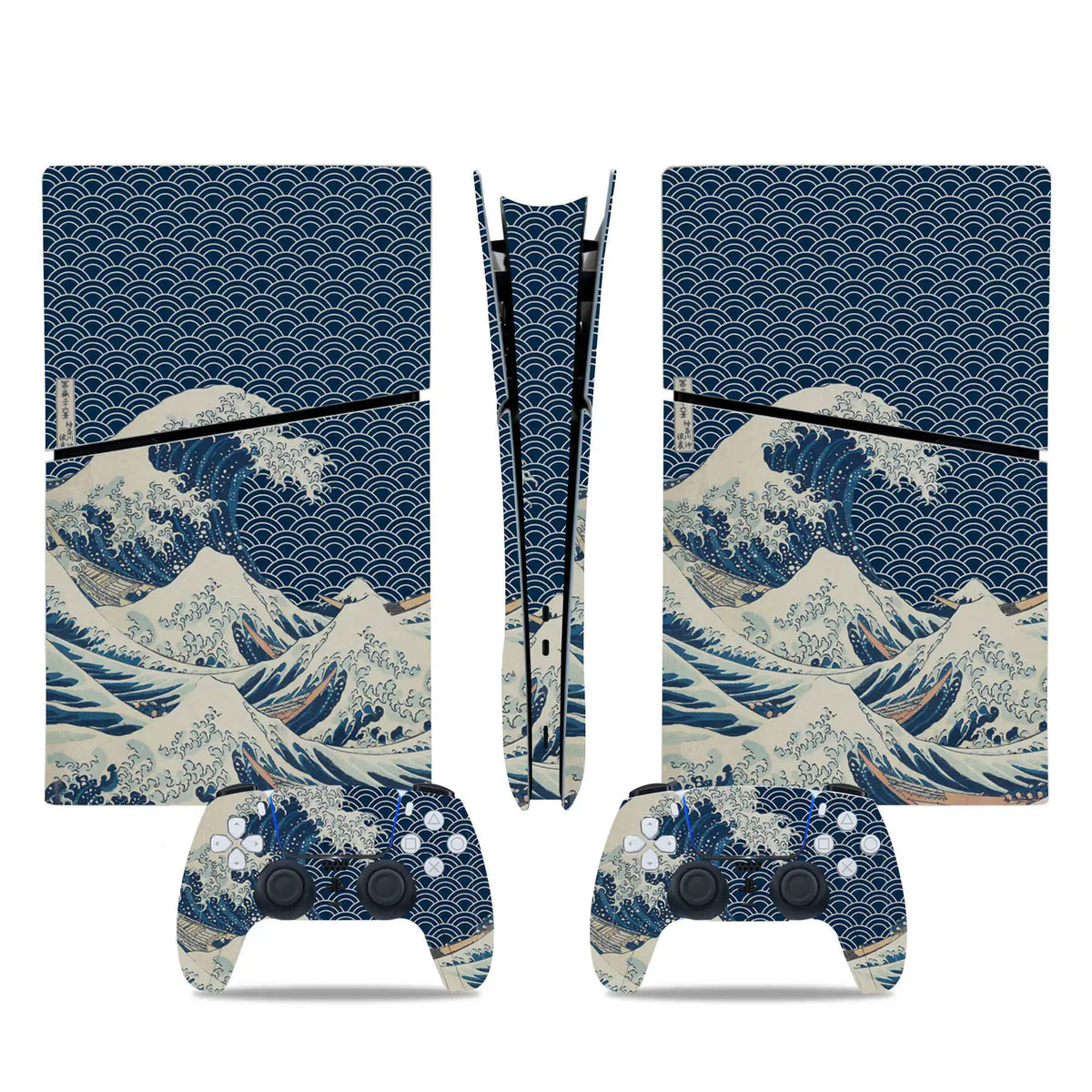 Pegatina de vinilo para PS5 Slim Digital, set completo de cubierta para consola de juegos y mando inalámbrico