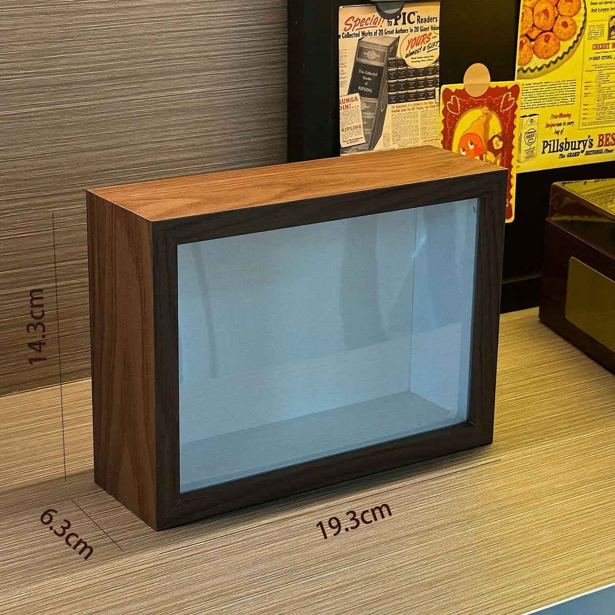 Vitrina de acrílico Twinkle Twinkle Labubu para cajas ciegas, organizador de almacenamiento, soporte tipo diorama o caja de sombra para figuras y coleccionables