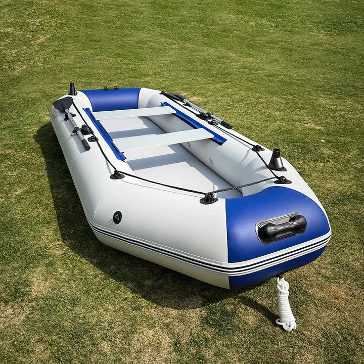 Kayak inflable del remo del barco del PVC, 3,3 m, 5 personas, bote de la canoa de pescar con los accesorios para los deportes acuáticos al aire libre