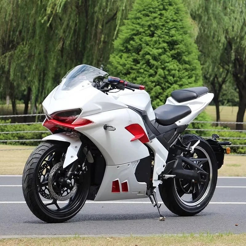 Motocicletas eléctricas de carreras de superpotencia, motor de 8000 W y 72 V, 80-160 km/h, con batería de litio