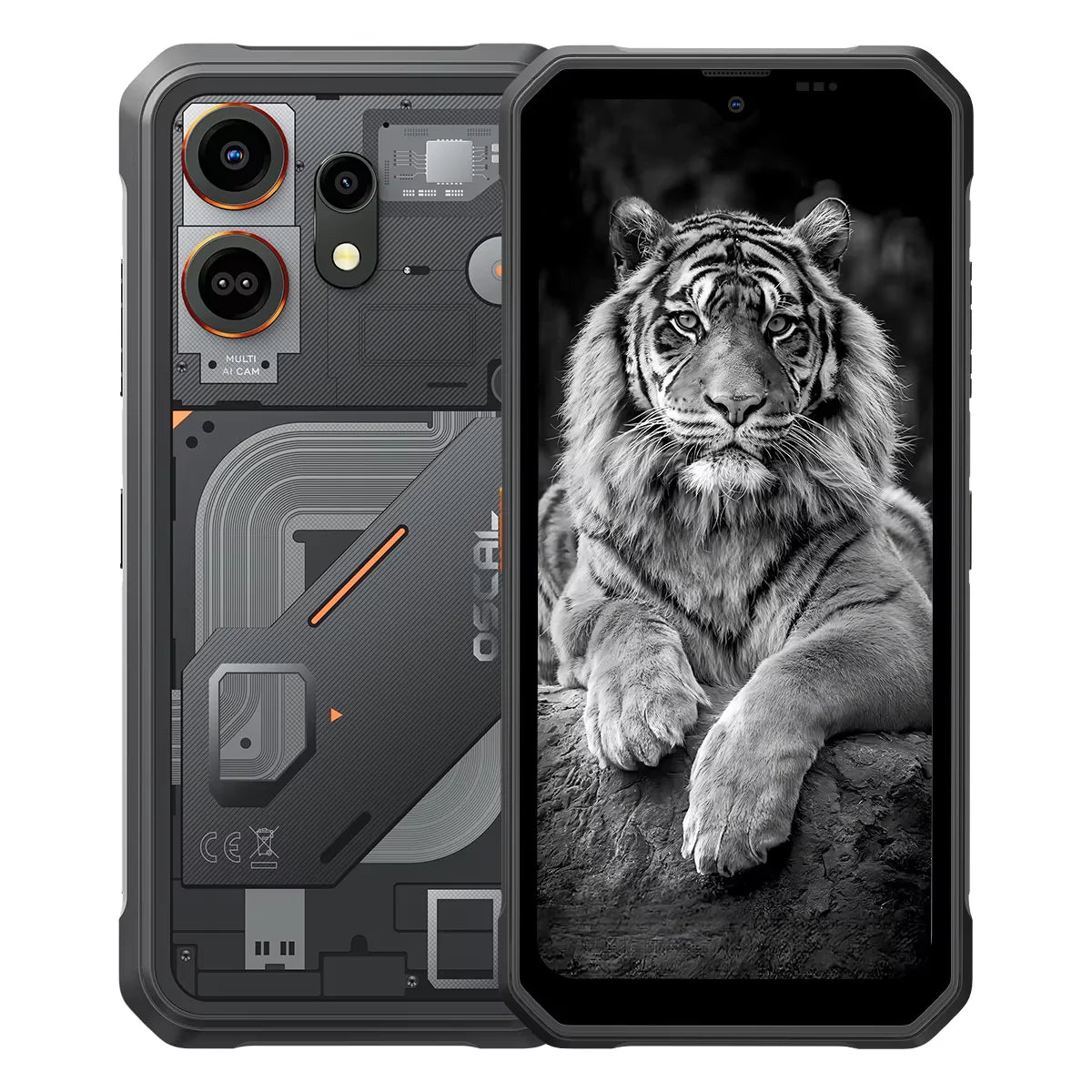 Smartphone Blackview OSCAL MARINE 3, pantalla HD de 6,56" a 90 Hz, Helio G81, cámara de 13 MP + 16 MP, batería de 5000 mAh, teléfono móvil Android 16