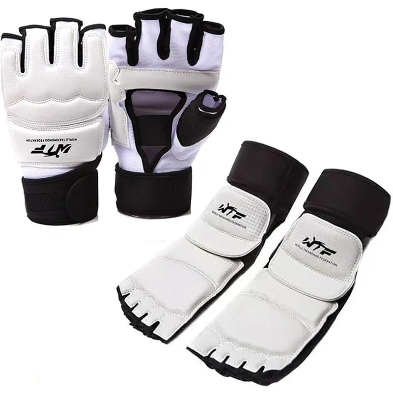 Guantes de Boxeo de Medio Dedo para Adultos, para Entrenamiento de Boxeo, Saco de Arena, MMA, Sanda, Karate, Muay Thai, Fitness, Taekwondo, Set de Protección