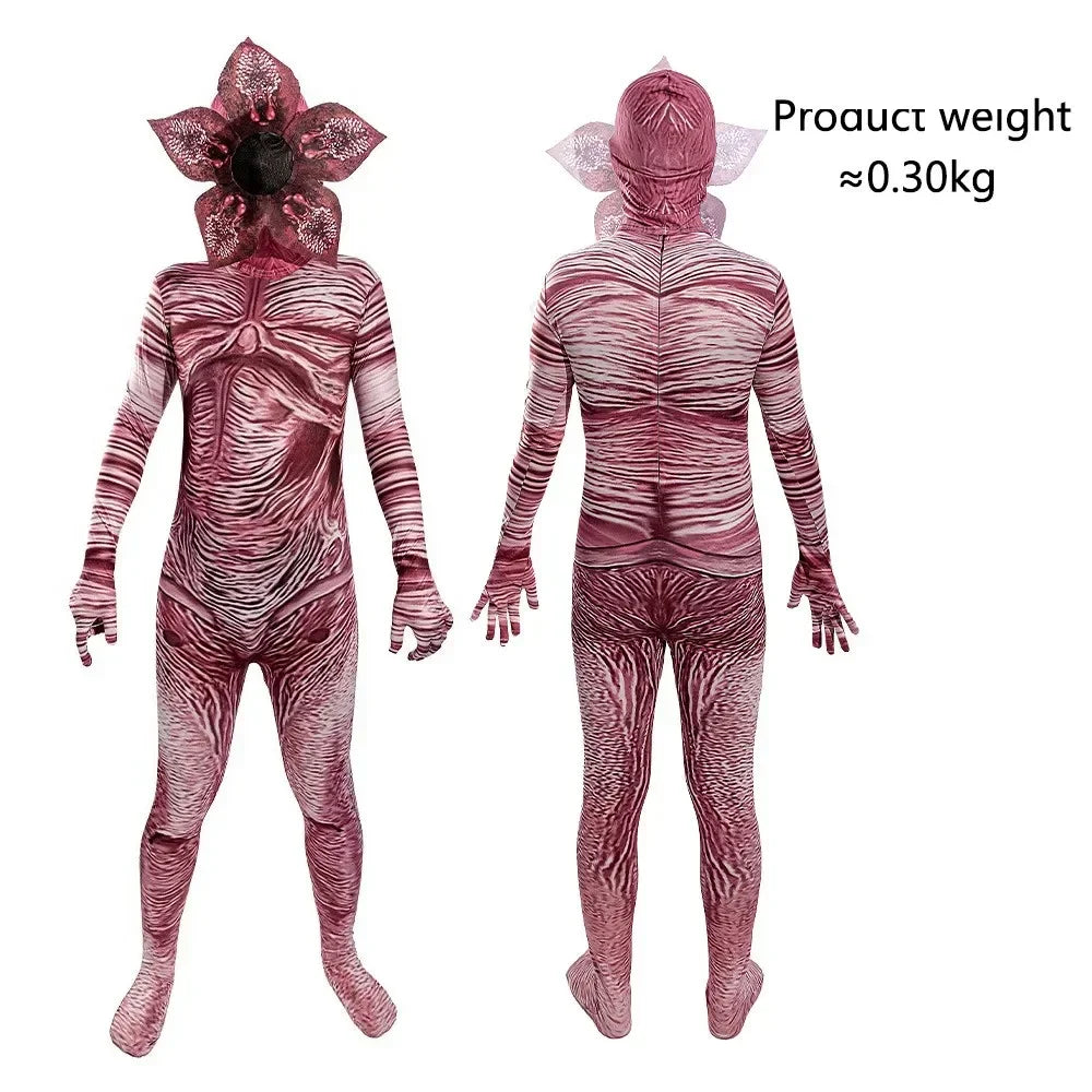 Cannibal-mono de flores para Festival de Halloween, traje de Cosplay de terror para niños y adultos, ropa de historia extraña