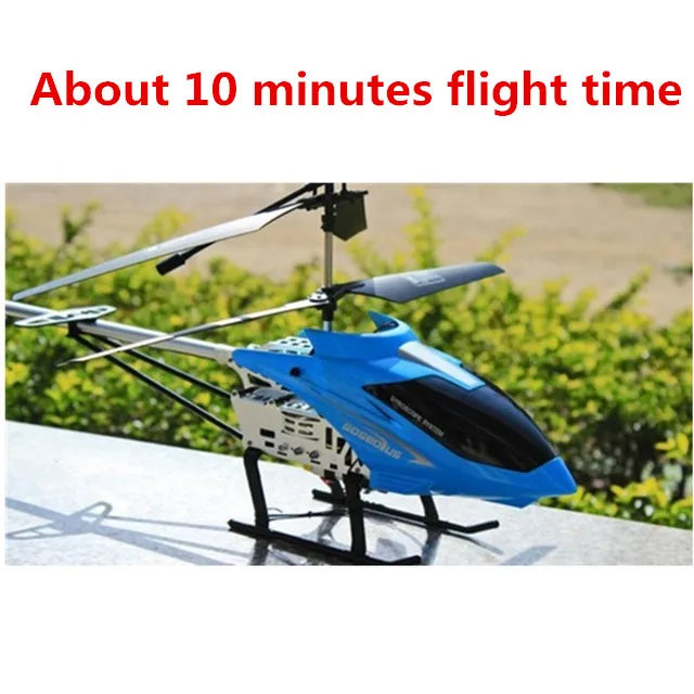 Nuevo helicóptero Rc 3.5CH 80cm avión grande Extra duradero con luces LED aleación para exteriores helicópteros RC distancia de Control 100m