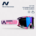 Gafas de Esquí, Aptas para Esquí y Snowboard, Gafas de Motociclismo para Todas las Estaciones, Equipadas con Lentes Anti-UV HD UV400