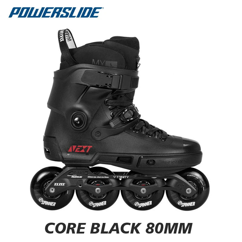 Patines Powerslide NEXT Trinity de 3 Ruedas para Adultos, Patines FSK para Patinaje en Calle, Patines en Línea Profesionales