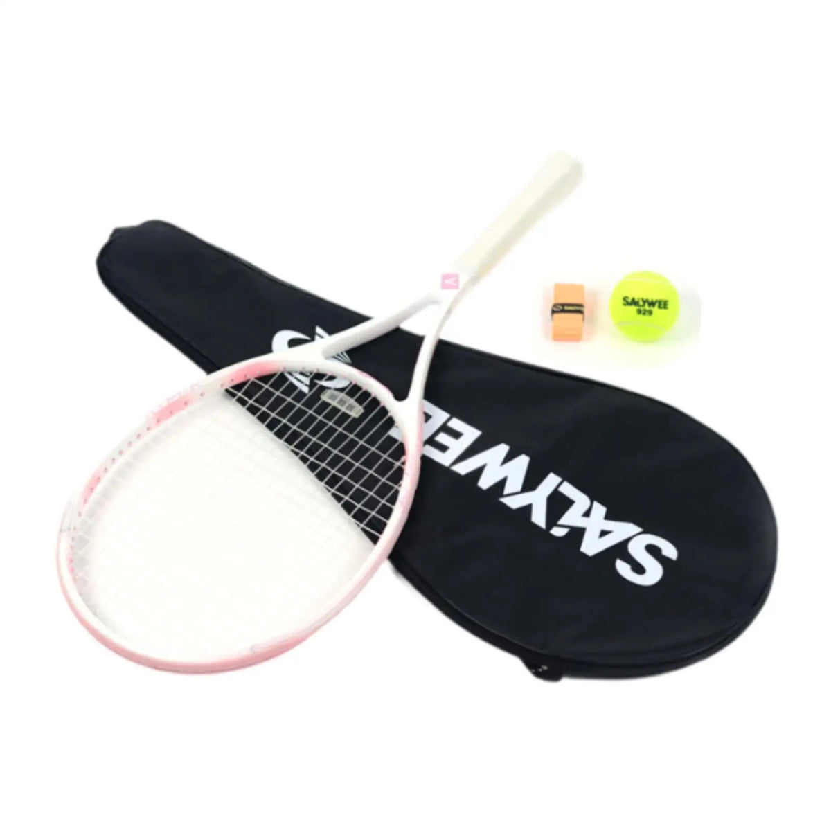 Raqueta de tenis de fibra de carbono con mango antideslizante, kit de práctica portátil para verano, gimnasio, cancha, deportes al aire libre