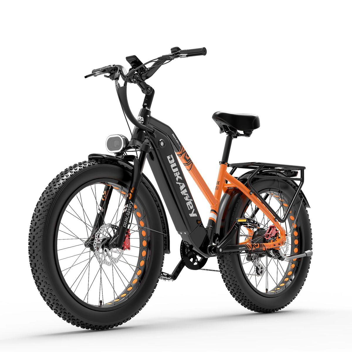 Bicicleta eléctrica LANKELEISI DM530, motor sin escobillas de 1000 W, batería de litio de 52 V 20 AH, neumáticos gruesos de 26 pulgadas, velocidad de 52 km/h, bicicleta eléctrica de montaña todoterreno para nieve
