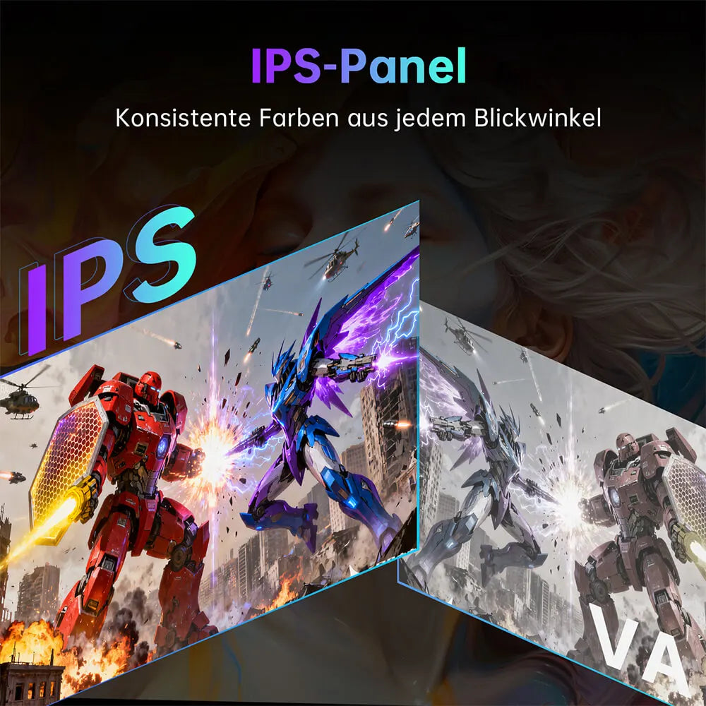Monitor para Juegos KTC H24B9S-2 de 23.8 Pulgadas Full HD, Pantalla IPS, Frecuencia de Actualización Fluida de 144Hz, 113% SRGB, 178 °   Ángulo de visión, Tecnología de cuidado ocular, Puertos HDMI y VGA, Compatible con