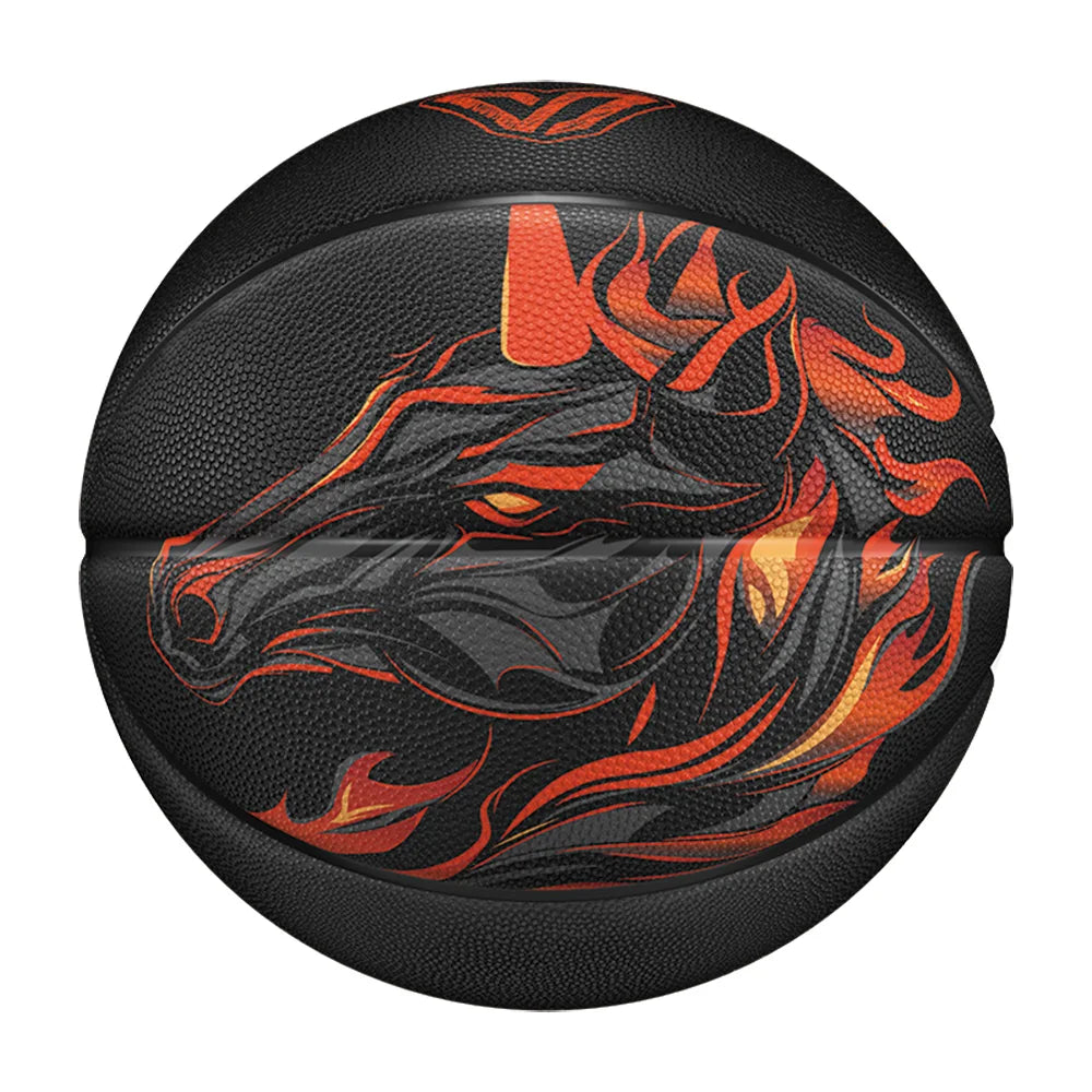 Baloncesto de goma de alta calidad, superficie texturizada antideslizante, tamaño estándar 7 para adultos y niños, pelota de juego de adiestramiento interior y exterior