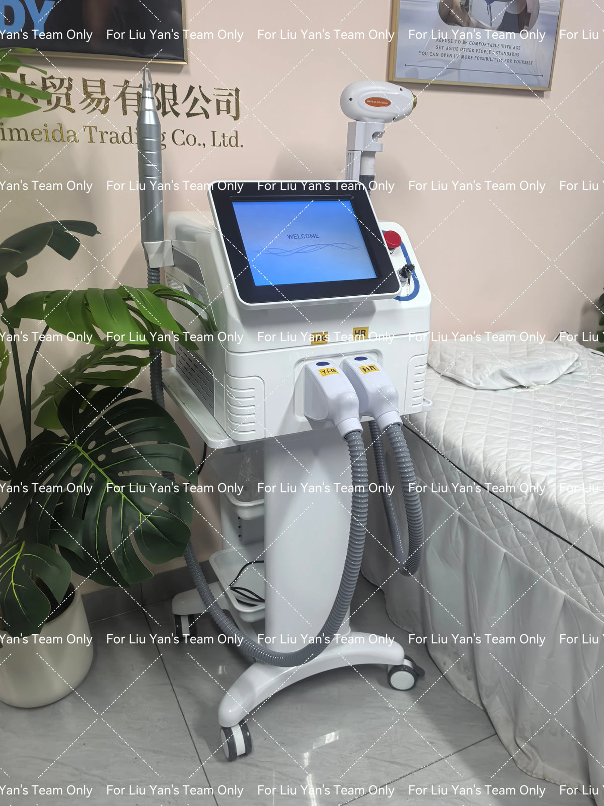 Máquina Láser de Diodo 2 en 1 de Picosegundos 808nm 755nm 1064nm para Depilación Permanente, Eliminación de Tatuajes y Rejuvenecimiento de la Piel