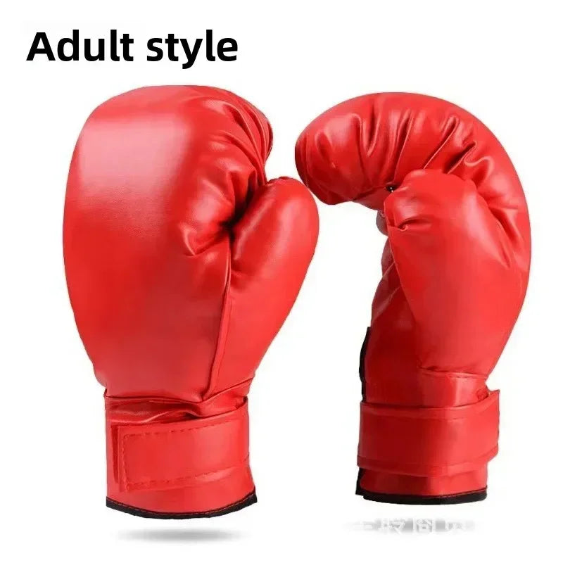 Guantes de boxeo MMA profesionales, guantes extendidos de cuero PU resistentes al desgaste, guantes de entrenamiento Kickboxing MMA para entrenamiento físico