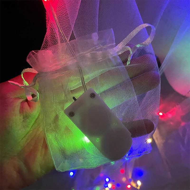Capa de Tul con Capucha y Luces LED, Capa Larga Brillante, Disfraz de Bruja para Halloween, Cosplay, Carnaval, Fiesta Rave, Actuación en Escenario
