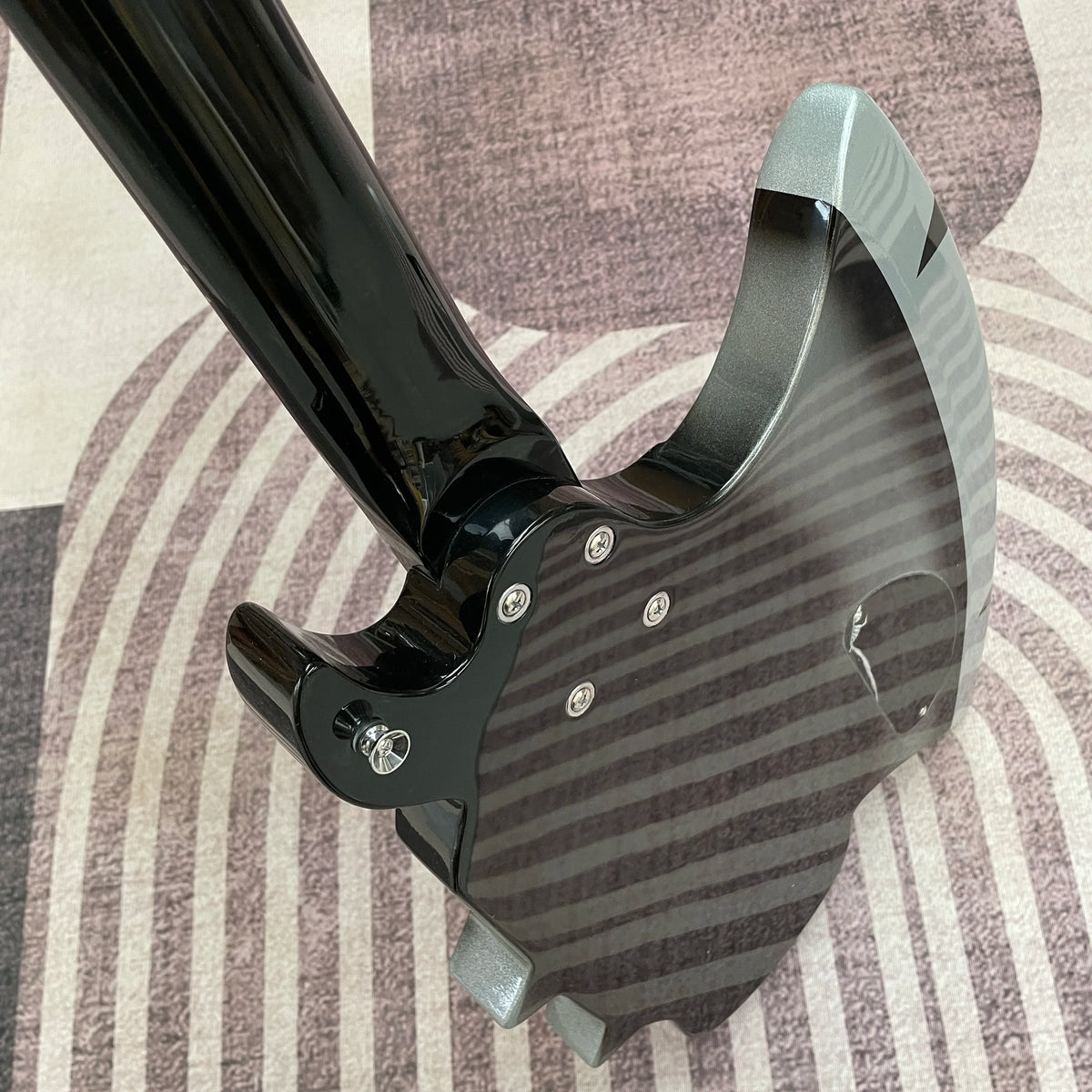 Bajo eléctrico Axe Bass para zurdos, 4 cuerdas, cuerpo de madera maciza, forma especial, envío gratis