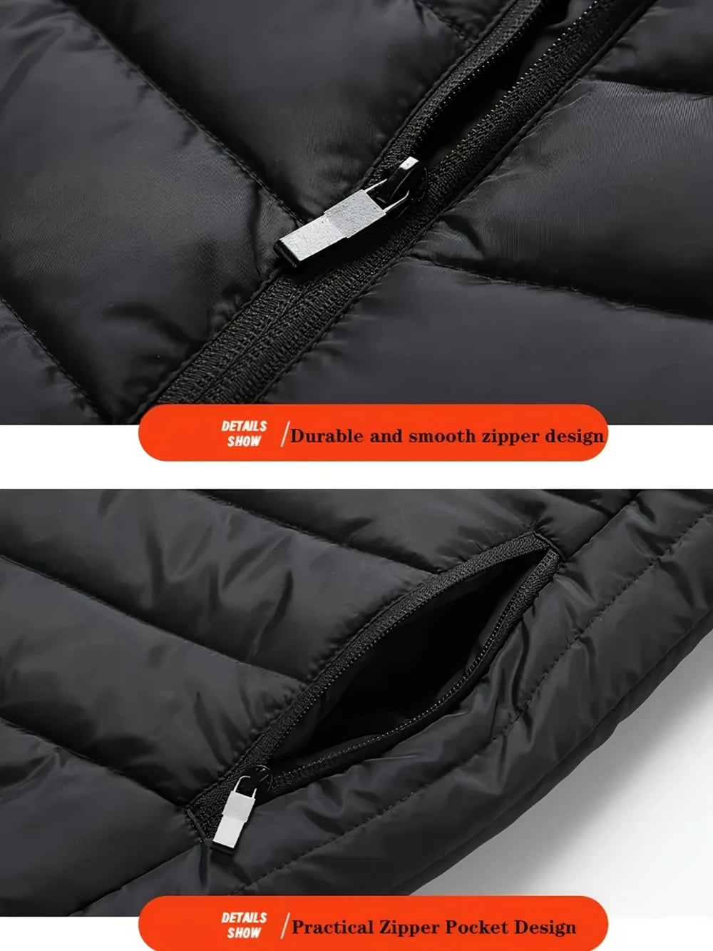 Chaleco calefactable de 28/9 áreas para hombre, chaqueta calefactable de invierno para mujer, calentador USB eléctrico, chaqueta de Camping, chaleco térmico para hombre, abrigo calentador corporal 6XL