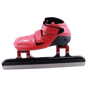 Patines de Hielo Cortos para Hombre, con Parte Superior de Microfibra de Fibra de Carbono, para Patinaje de Velocidad en Invierno