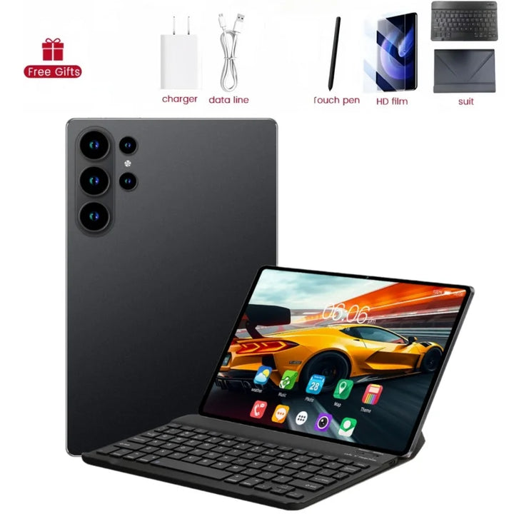 Tablet PC 2026 Último Modelo Global con Android 15, Snapdragon 8 Gen3, Pantalla de 11 Pulgadas con Luz Suave, S27 Ultra, WiFi, GPS, WPS, 5G