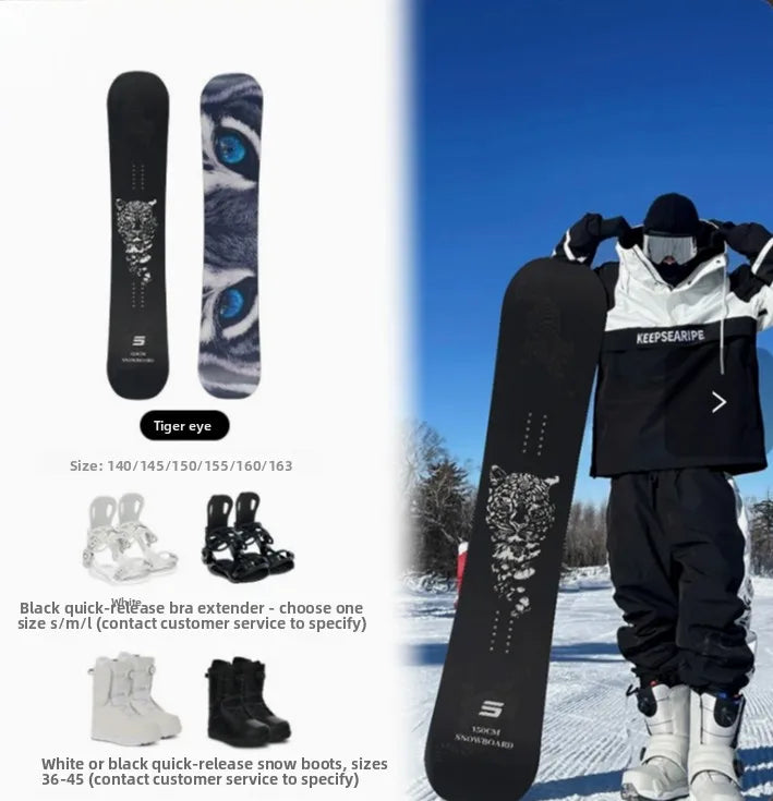 Tabla de Snowboard Personalizable para Adultos, Estilo All Mountain Freestyle, Hecha de Material TPU Resistente