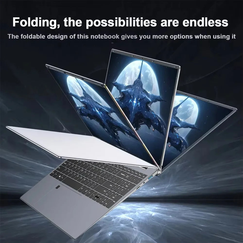 Portátil 2026 de 15.6 Pulgadas con Windows 11 Pro, Intel Core i9 10980HK, 16GB, 1TB/2TB, Pantalla IPS, para Oficina, Juegos y Estudio, con Desbloqueo por Huella Dactilar, Teclado Retroiluminado