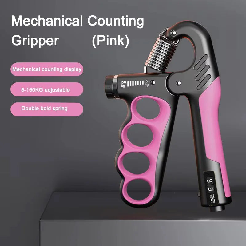 Expansor de muñeca para gimnasio, fortalecedor de mano, recuperación muscular ajustable, ejercicio de fuerza de mano, 5-60/100/150kg