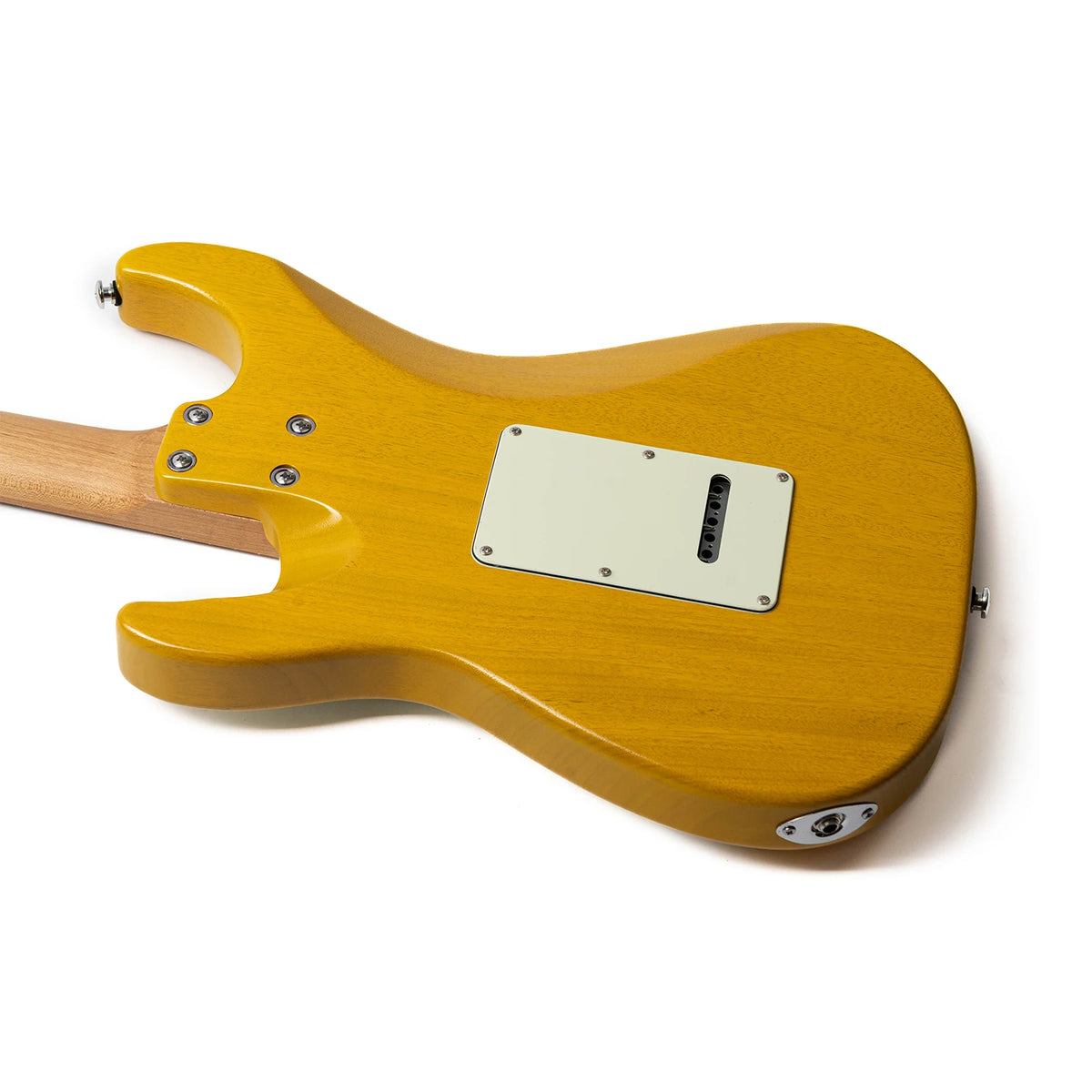 EART Guitars Nexus-S1 Guitarra eléctrica S-S-S de arce tostado/caoba de 25,5"