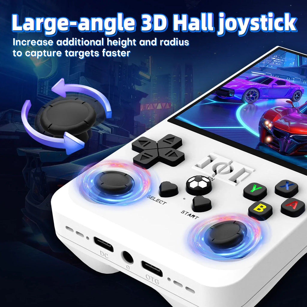 RG46 Retro Handheld Video Game Console RK3326 Chip 64/128G Linux System Open Source 4‘’HD Screen Portable Pocket Game Player