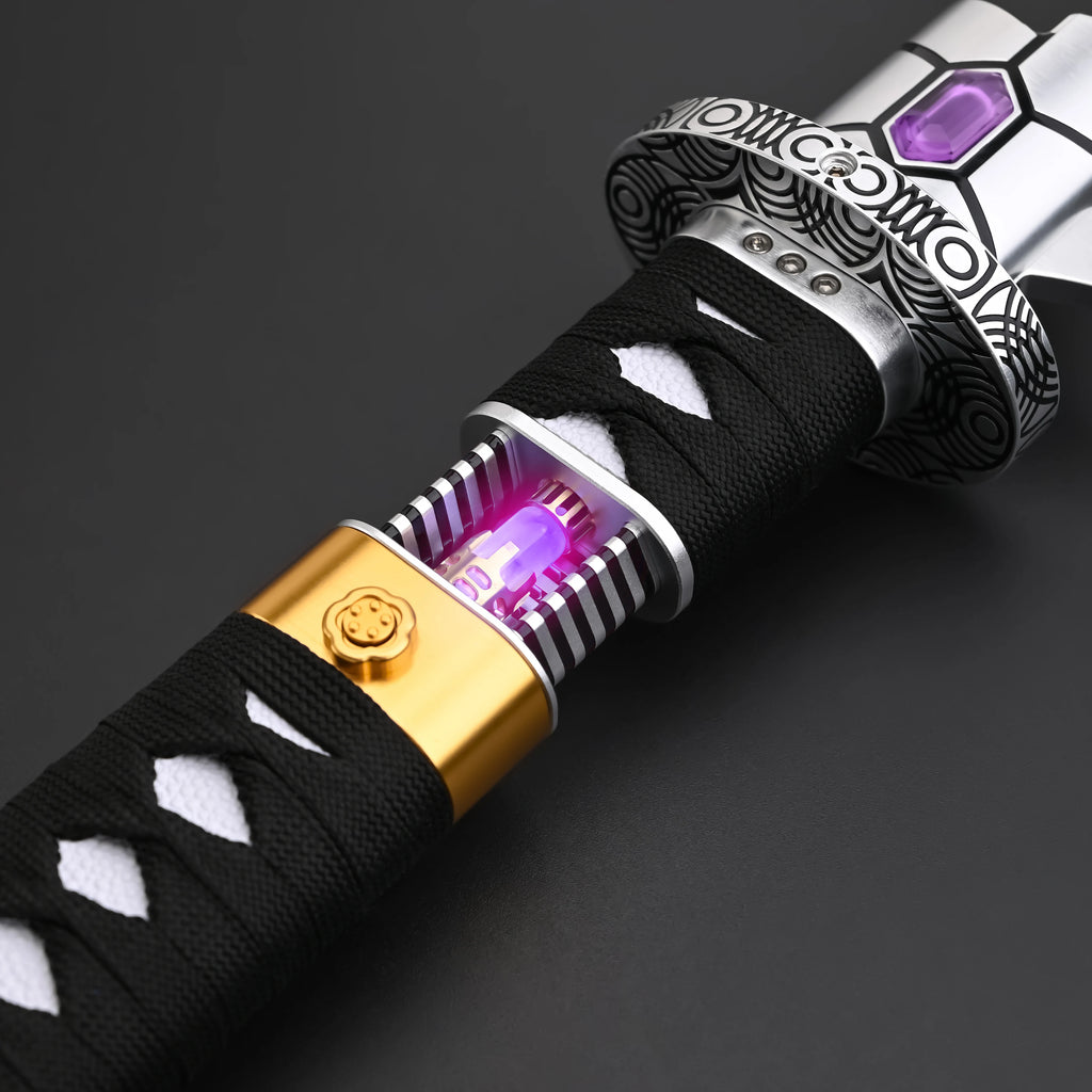 TXQSABER Lightsaber Neo Pixel Proffie Smooth Swing Metal Hilt RGB Color Change Led Alien Blade Light Sword Cosplay Toys Katana