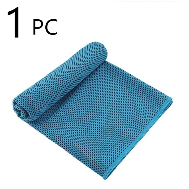 Toalla refrescante de microfibra de alivio instantáneo, toallas frescas, envoltura para el cuello, trapos fríos para deportes, Fitness, Camping, ciclismo y senderismo