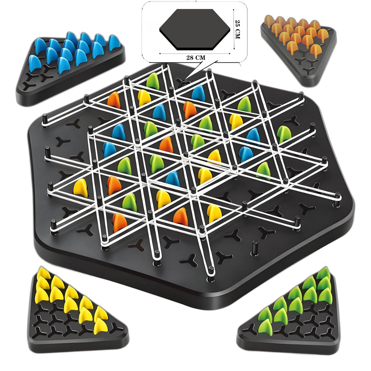 Juego de mesa de ajedrez triangular Splendor Duel, juego de estrategia para niños y adultos, juego familiar divertido, juguetes de juego de mesa de lógica