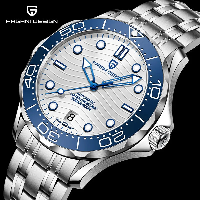 Reloj mecánico para hombre PAGANI DESIGN 2026, reloj de pulsera automático para hombre, movimiento japonés MIYOTA, resistente al agua 20Bar, modelo 1685