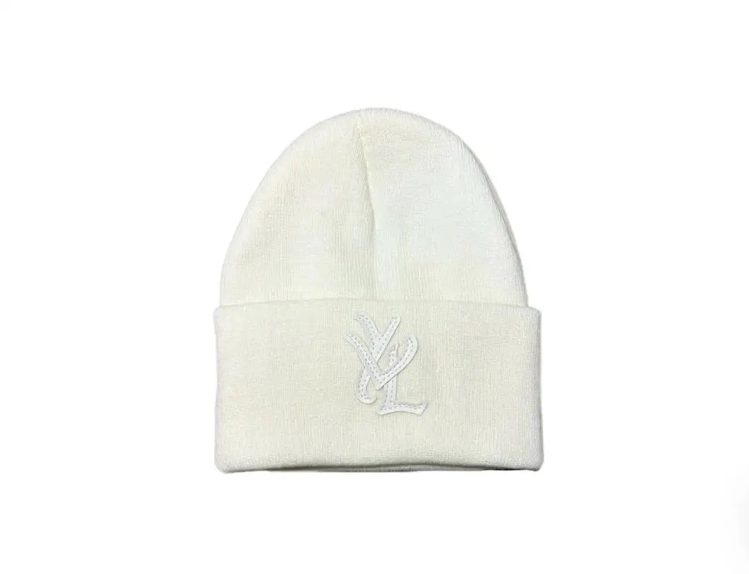 2026 Playboi Carti YVL Gorro de punto con inserciones de cuero y hilo, gorro para el frío MZ290