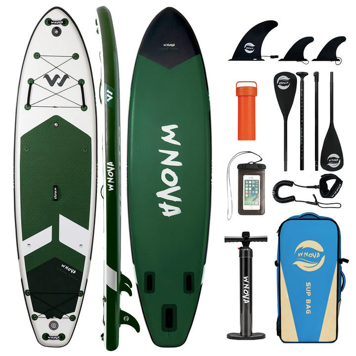 Tabla de Paddle Inflable Ultraligera Serie WNOVA 2026, Tamaño 335-350cm, Material PVC, para Deportes Acuáticos, Yoga, Pesca, Viajes, Surf, Antideslizante