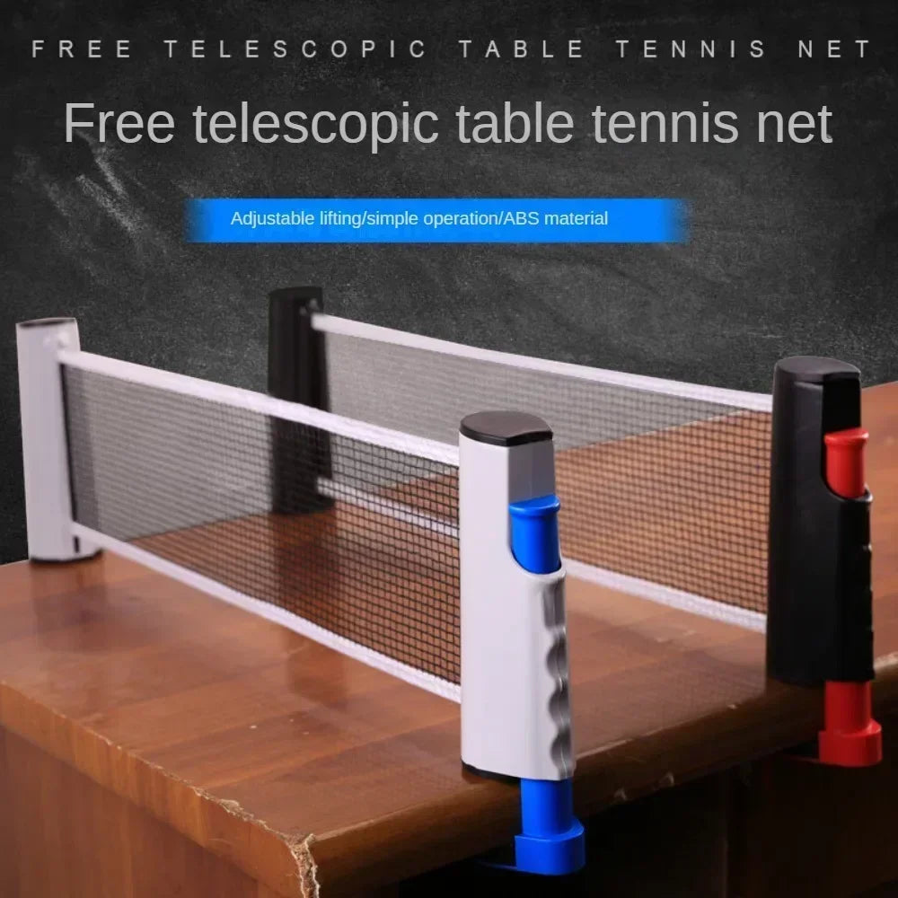 Red de tenis de mesa, red de ping pong, soporte retráctil, color aleatorio