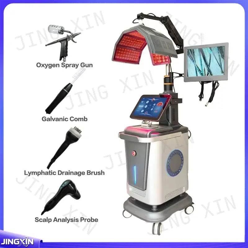 Máquina de Cuidado Capilar para Salón de Belleza y Spa Capilar Comercial, Dispositivo de Terapia Láser de Grado Médico para el Tratamiento del Crecimiento del Cabello