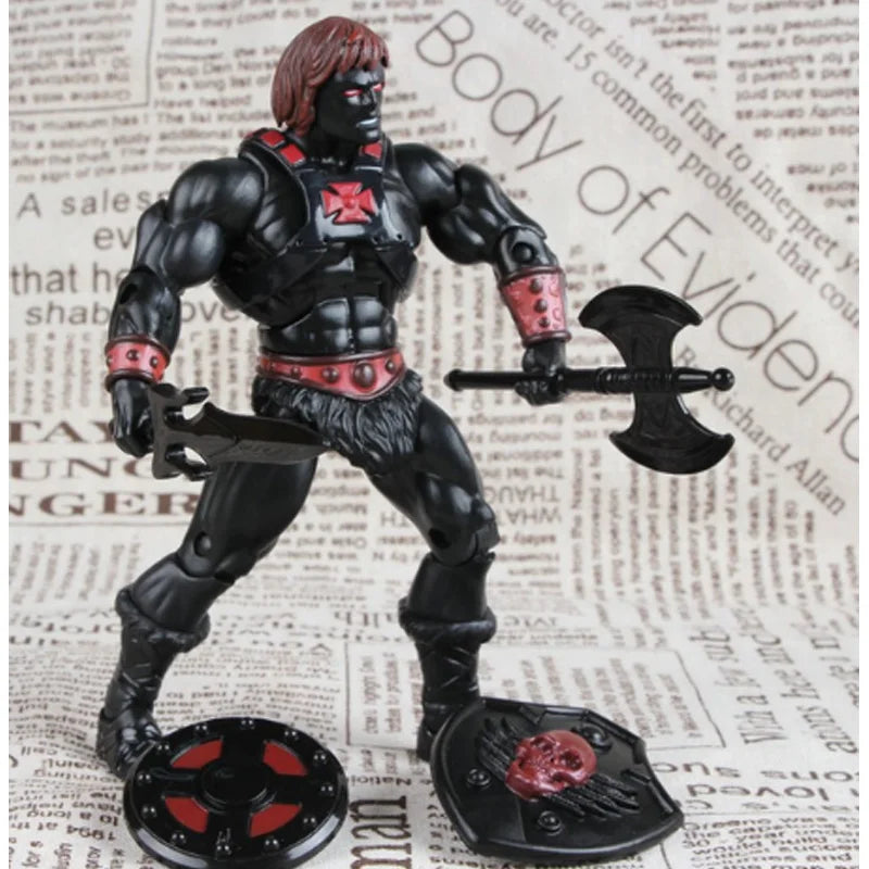 Figura de acción de 5.5 pulgadas de He-Man, Man-At-Arms y Skeletor, juguetes