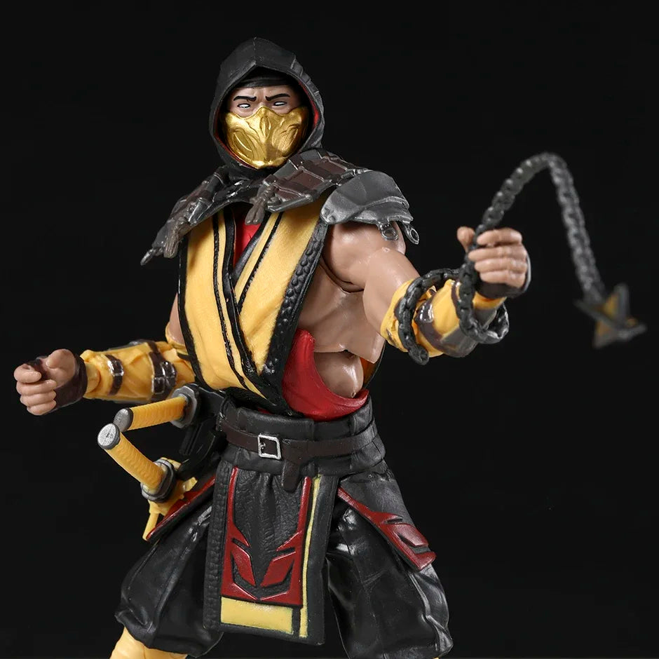 Figura de acción de Sub-Zero y Scorpion de 7 pulgadas, modelo de PVC, estatua de decoración, juguete de regalo