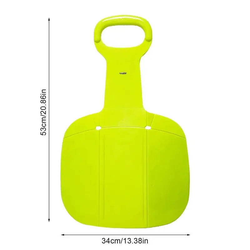 Trineo de nieve para deportes de invierno al aire libre, tablas de esquí plegables portátiles con mango para niños, accesorio de esquí en nieve