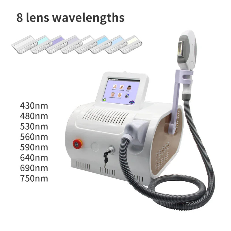 Depiladora Láser IPL+OPT de 2000w, Depilación Indolora con Punto de Congelación para Piel Sensible, Eliminación de Manchas, Pecas y Arrugas, Depilación Permanente